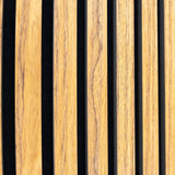 Acoustic Slat Wall Panels x 2 - Oak