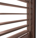 Wood Effect Aluminium Pergola Shutter Panel – 92cm Wide