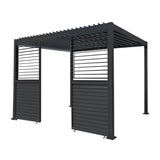 Anthracite Aluminium Pergola Shutter Panel – 92cm Wide