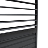 Anthracite Aluminium Pergola Shutter Panel - 123cm Wide