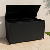 Rattan Storage Box 700L - Black
