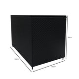 Rattan Storage Box 996L - Black
