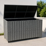 Rattan Storage Box 996L - Grey