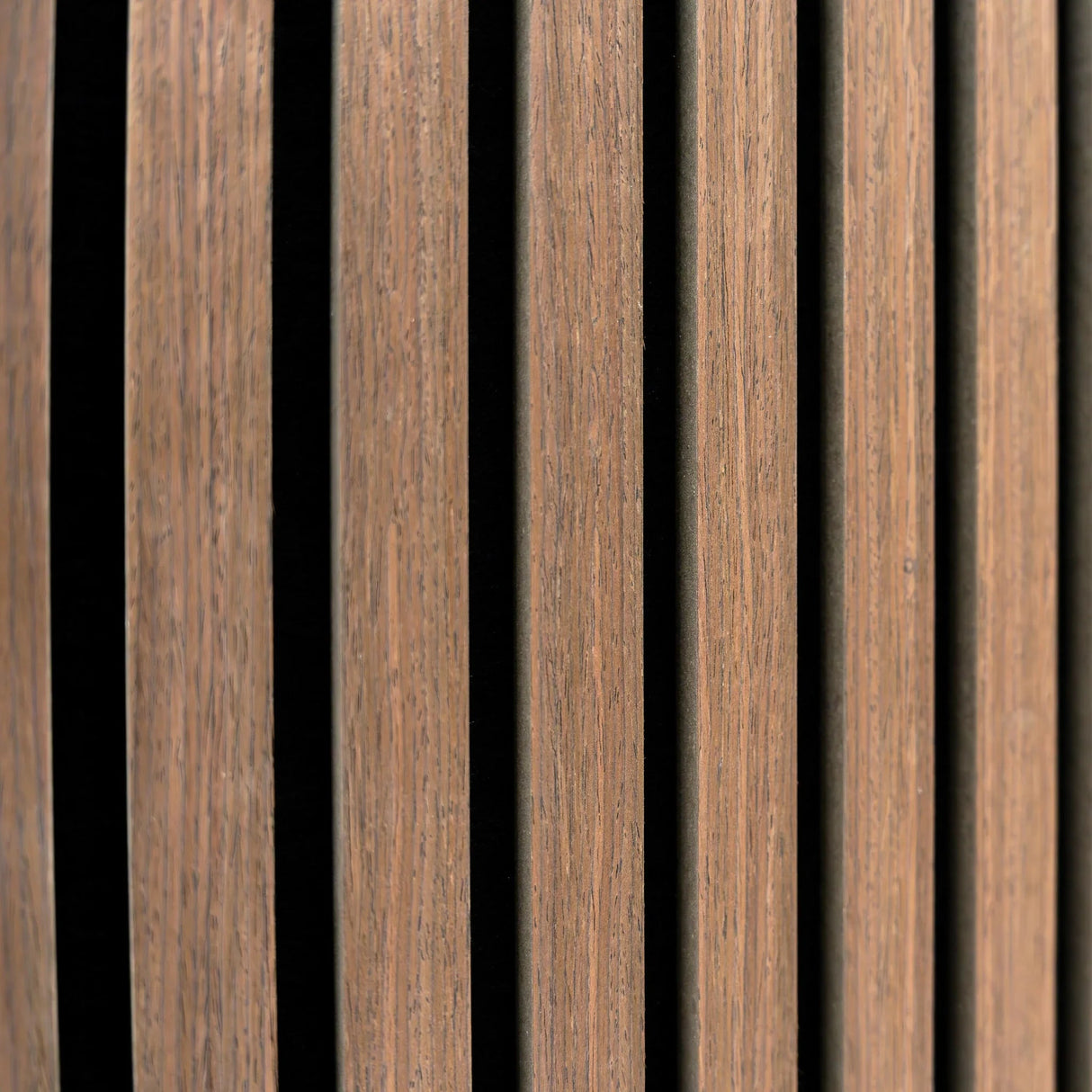 Acoustic Slat Wall Panel - Dark Walnut