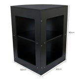 Retail Shop Corner Counter CM60 - Black