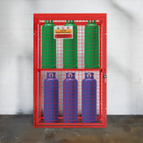 Red Gas Bottle Collapsible Mesh Cage – 181cm x 116cm x 57cm