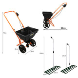 Rotary Spreader & 100cm Lawn Leveller - Green