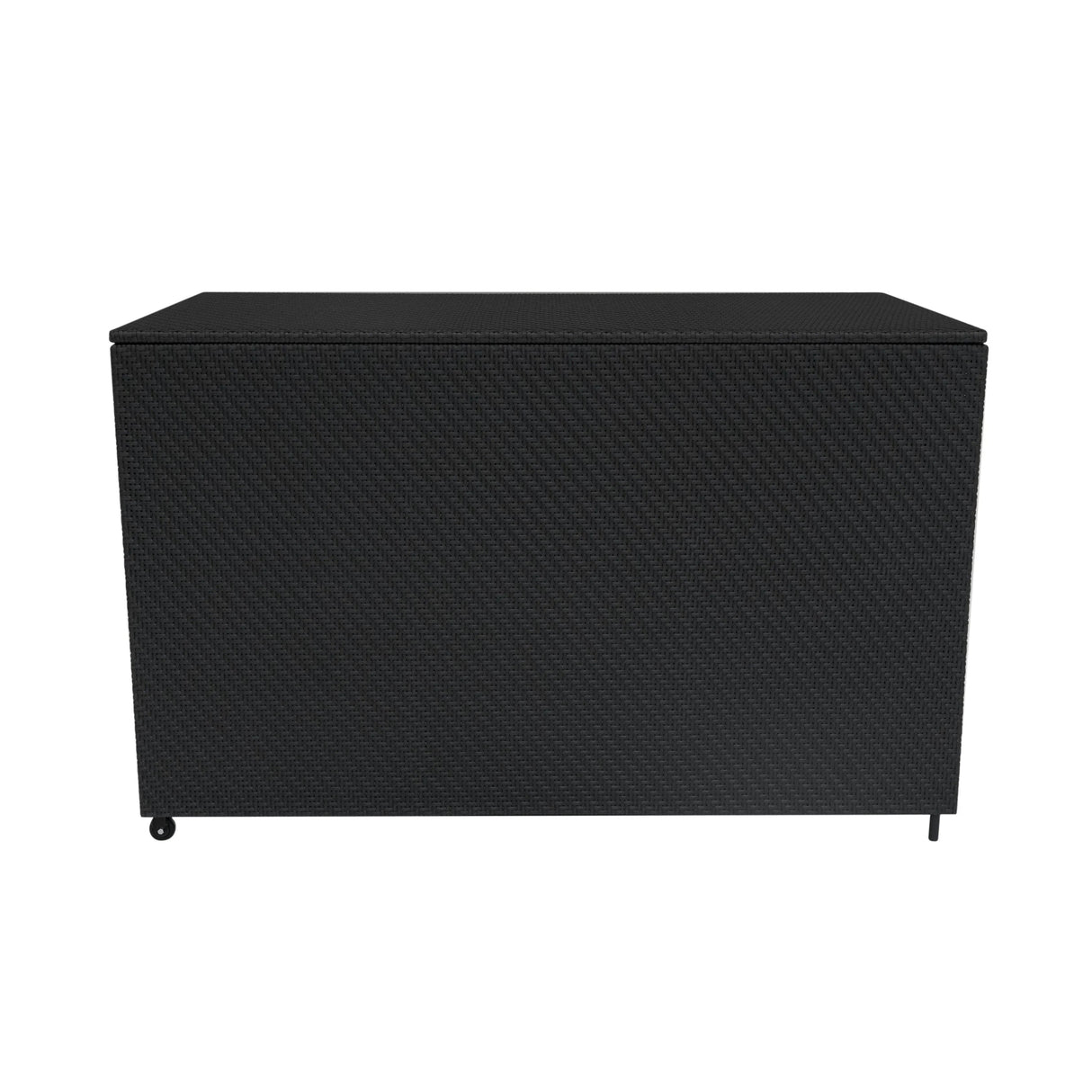 Rattan Modular 6 Piece Furniture Set & 996L Storage Box – Black