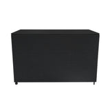 Rattan Modular 6 Piece Furniture Set & 996L Storage Box – Black