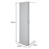 Tambour Shower Door – Silver