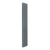 WPC Slatted Wall Cladding x 4 Panels – Grey