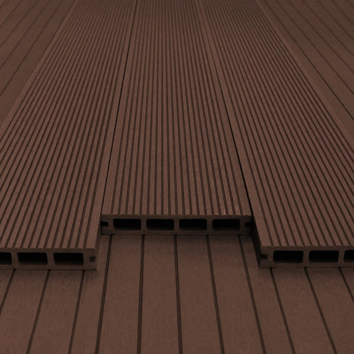 Composite Decking Boards x 5 – Conker Brown