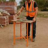 Trestle Stand x 4 & Mortar Board Stands 750mm H x 5