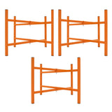 Trestle Stand x 2 & Mortar Board Stands 500mm H x 3