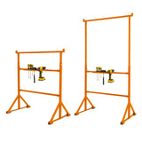 Trestle Stand x 2 & Mortar Board Stands 500mm H x 3
