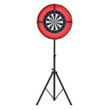 7-In-1 Grey Games Table, Darts Bundle & LED Light