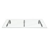 Glass Door Canopy & Brackets - 180cm W x 80cm D