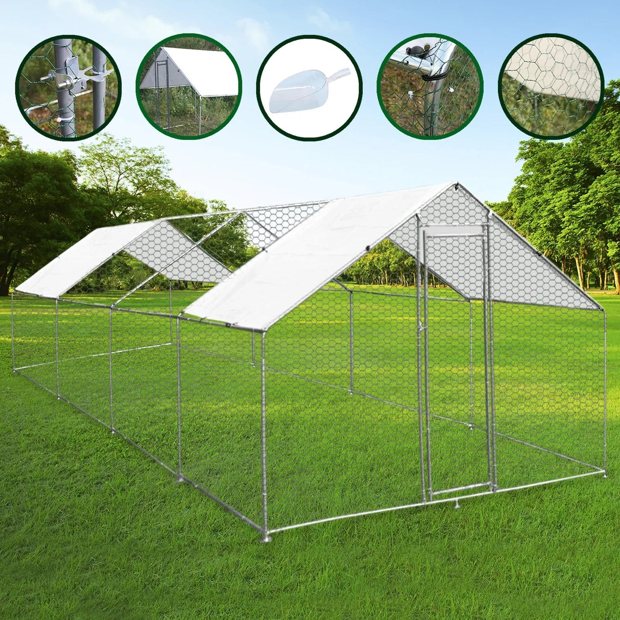 Chicken Run 4m x 8m x 2m