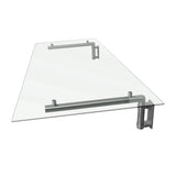 Glass Door Canopy & Brackets - 144cm W x 80cm D