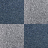 40 x Carpet Tiles 10m2 / Storm Blue & Platinum Grey