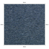 40 x Carpet Tiles 10m2 / Storm Blue & Platinum Grey