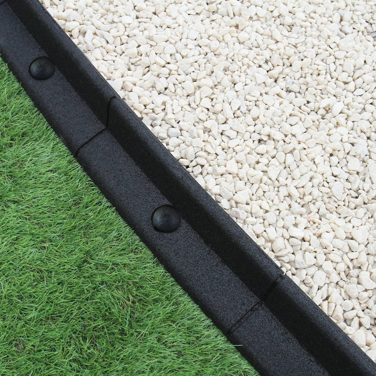 Flexible Lawn Edging Black 1.2m x 6