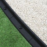 Flexible Lawn Edging Black 1.2m x 6