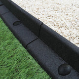 Flexible Lawn Edging Black 1.2m x 4