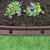Flexible Lawn Edging Brown 1.2m x 4