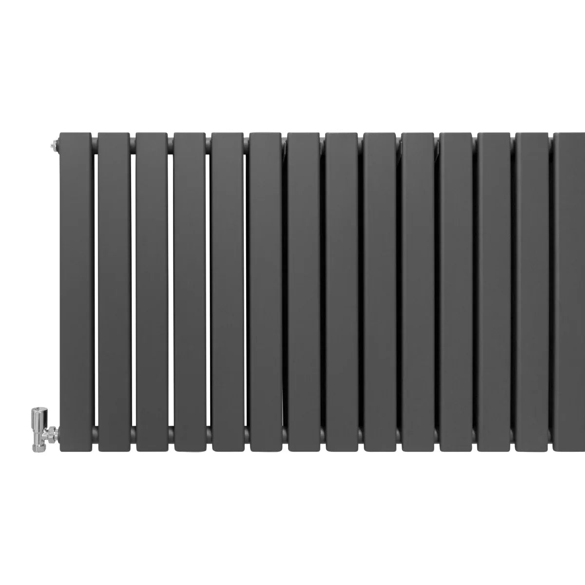 Designer Flat Panel Radiators Anthracite Grey 600mm x 1190mm