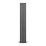 Designer Flat Panel Radiators Anthracite Grey 1800mm x 280mm