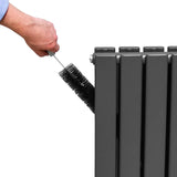 Designer Flat Panel Radiators Anthracite Grey 1800mm x 280mm