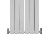 Designer Flat Panel Radiators Gloss White 1800mm x 420mm
