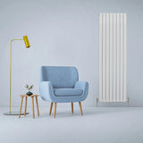 Designer Flat Panel Radiators Gloss White 1800mm x 560mm