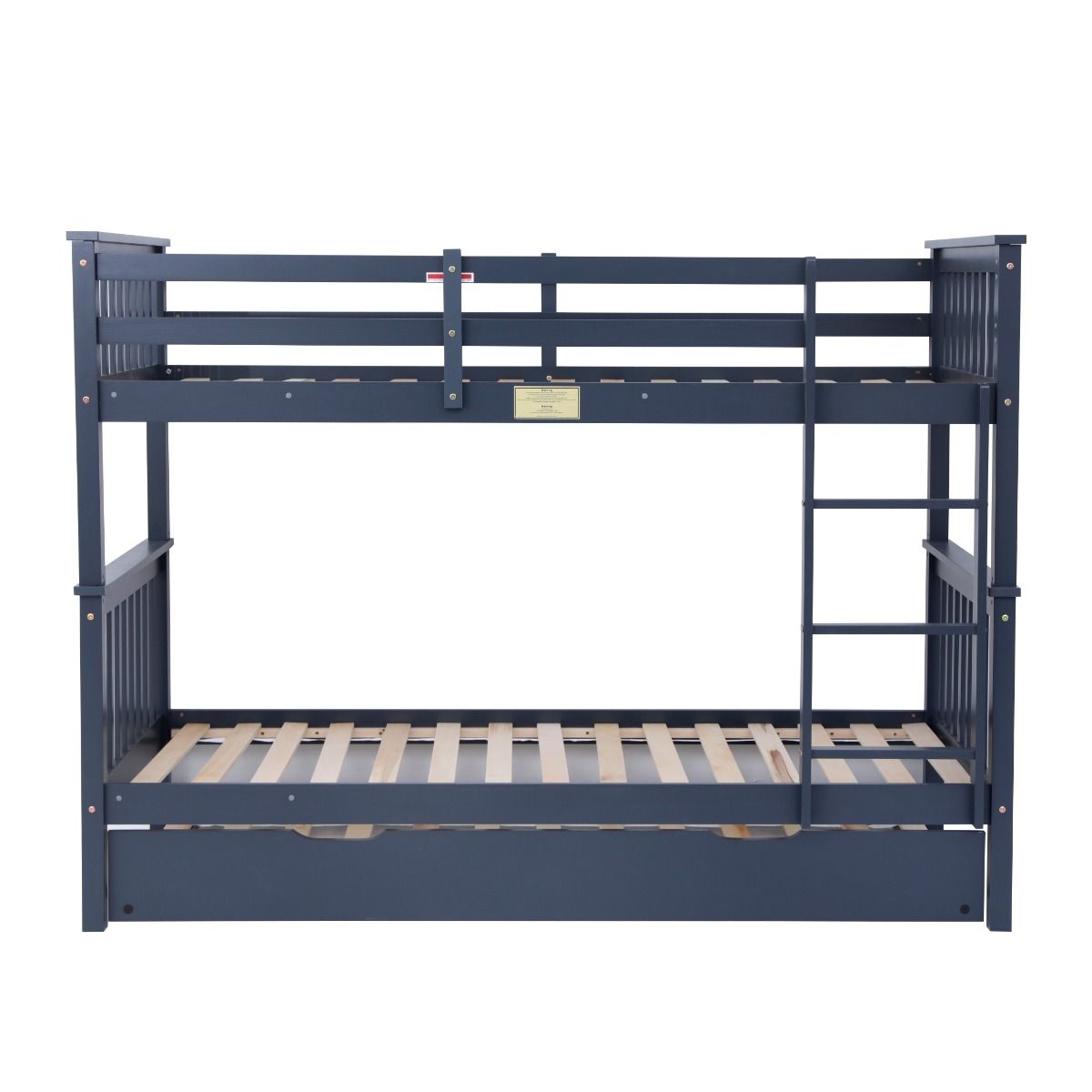 Flair Zoom Detachable Bunk Bed with Trundle Grey