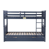 Flair Zoom Detachable Bunk Bed with Trundle Grey