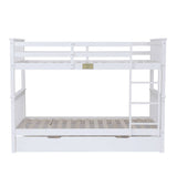 Flair Zoom Detachable Bunk Bed with Trundle White