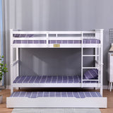 Flair Zoom Detachable Bunk Bed with Trundle White