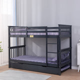 Flair Zoom Detachable Bunk Bed with Trundle Grey