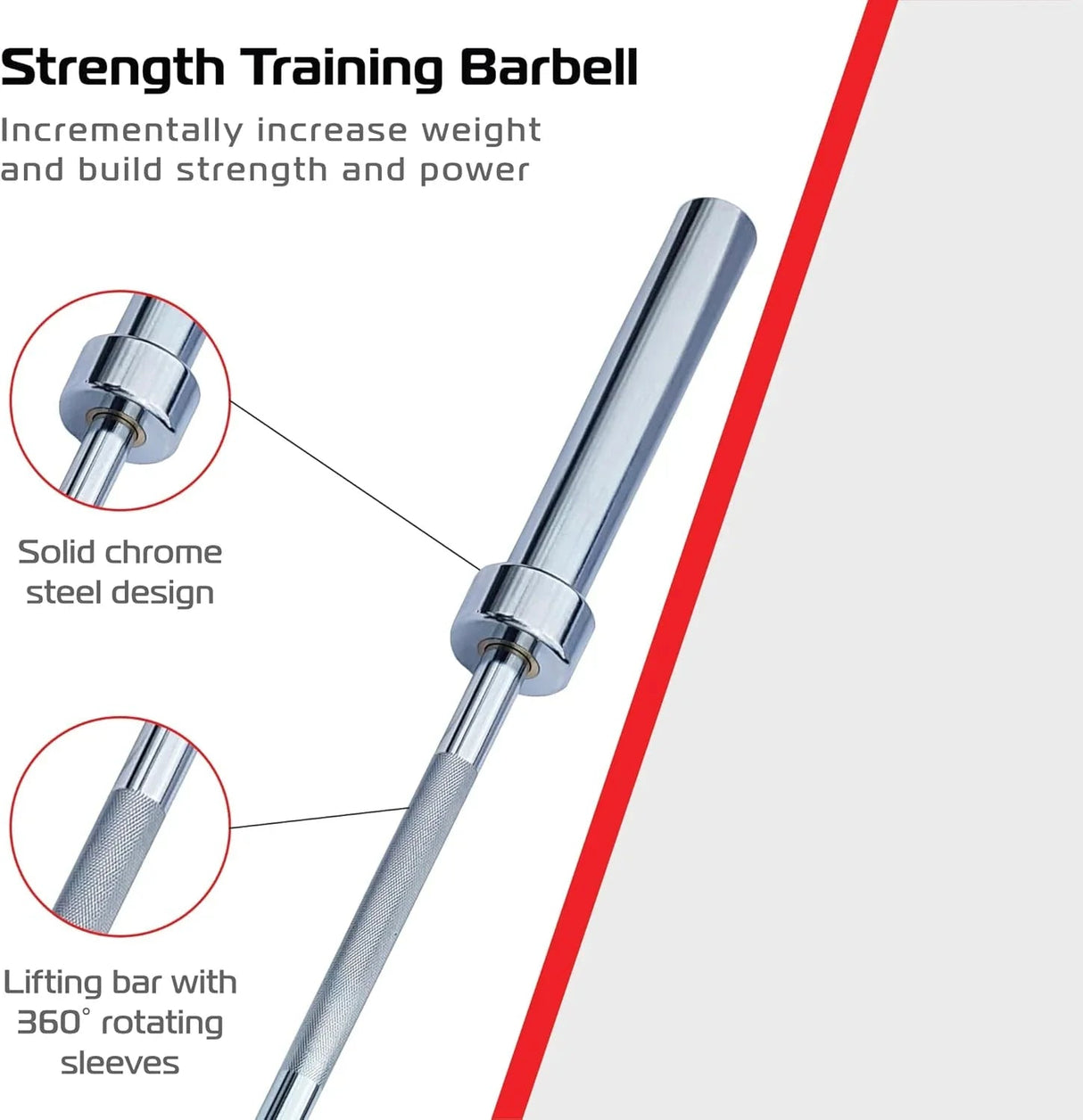 5ft Body Revolution Olympic Barbell Bar