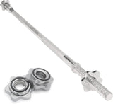 Straight Barbell Bar - 1" Standard 1.2m with Spinlock