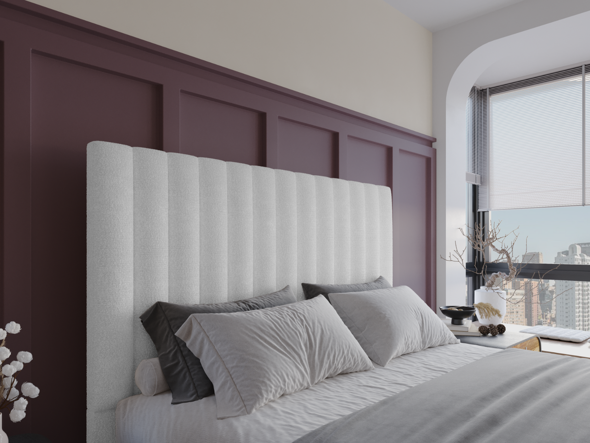 Flair Everley Double Boucle Ottoman Bed Cream