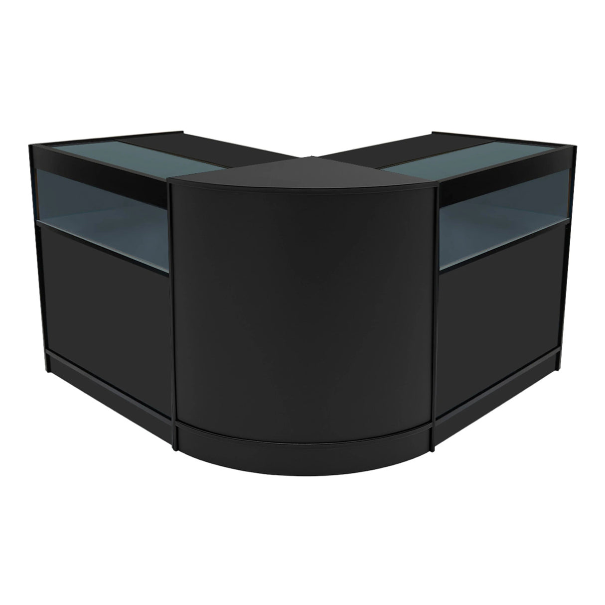 Iris LED Shop Counter Set CM60 & 2 x B900 - Black