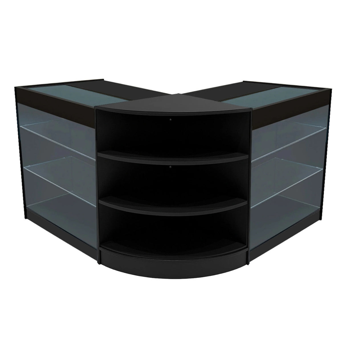 Apollo LED Shop Counter Set LM60 & 2 x K900 - Black