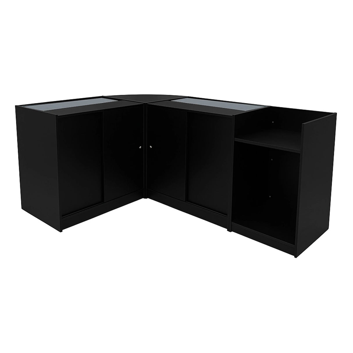 Gravity LED Shop Counter Set B900, C900, TB60 & CM60 - Black
