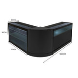 Triton LED Shop Counter Set K1200, B1200 & CM60 - Black