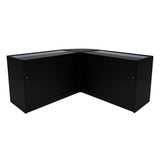 Andromeda LED Shop Counter Set LM60 & 2 x C1200 - Black