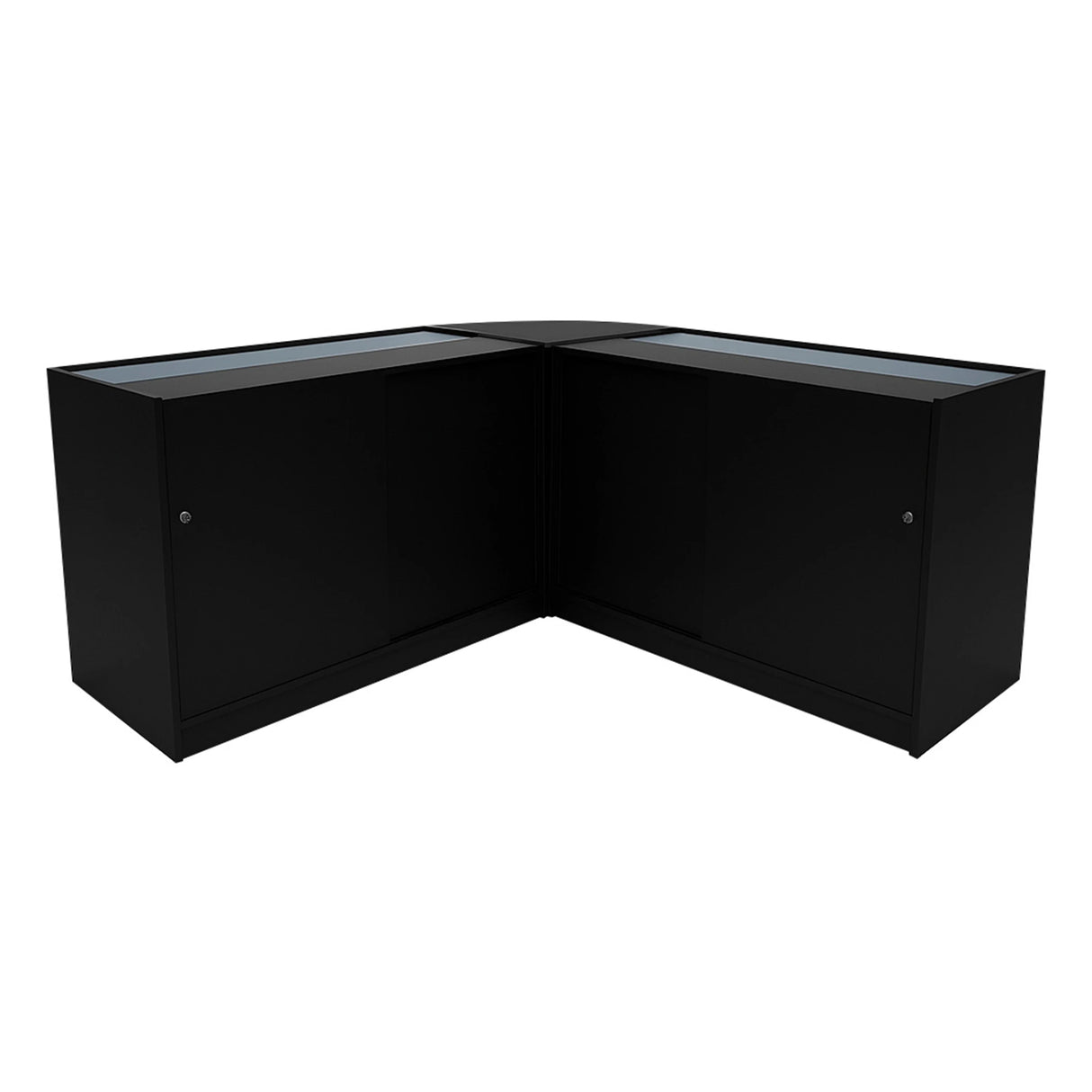 Apollo LED Shop Counter Set LM60 & 2 x K1200 - Black