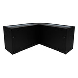 Harmonia LED Shop Counter Set B1200, C1200 & LM60 - Black