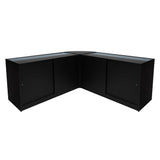 Adonis LED Shop Counter Set B1500, C1500 & CM60 - Black
